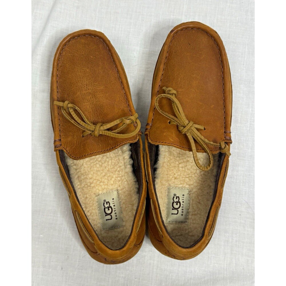 UGG Australia Men's Chester Leather Driving Moccasins/Slippers S/N 1004247 US 8